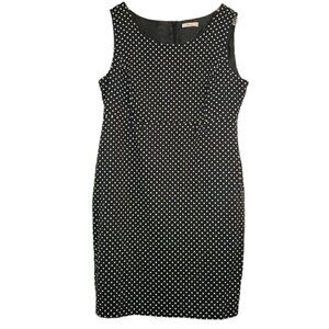 Precis | Women's Sleeveless Polka Dot Sheath Dress (Canada Size 16)